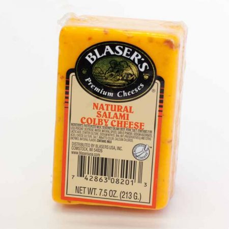 7.5oz  Ellsworth Salami Colby