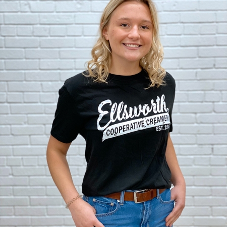 Ellsworth Cooperative Creamery T-Shirt - Black