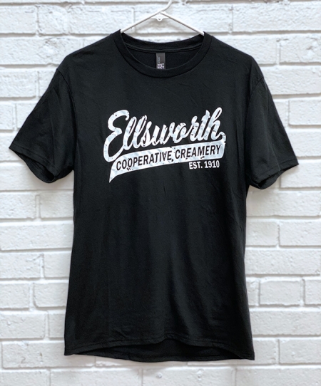 Ellsworth Cooperative Creamery T-Shirt - Black - Image 2