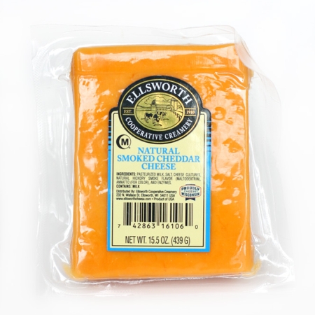 15.5 oz Ellsworth Smoked Cheddar Cheese