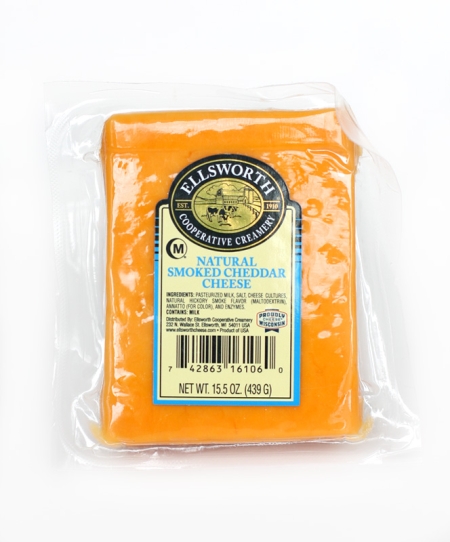 15.5 oz Ellsworth Smoked Cheddar Cheese